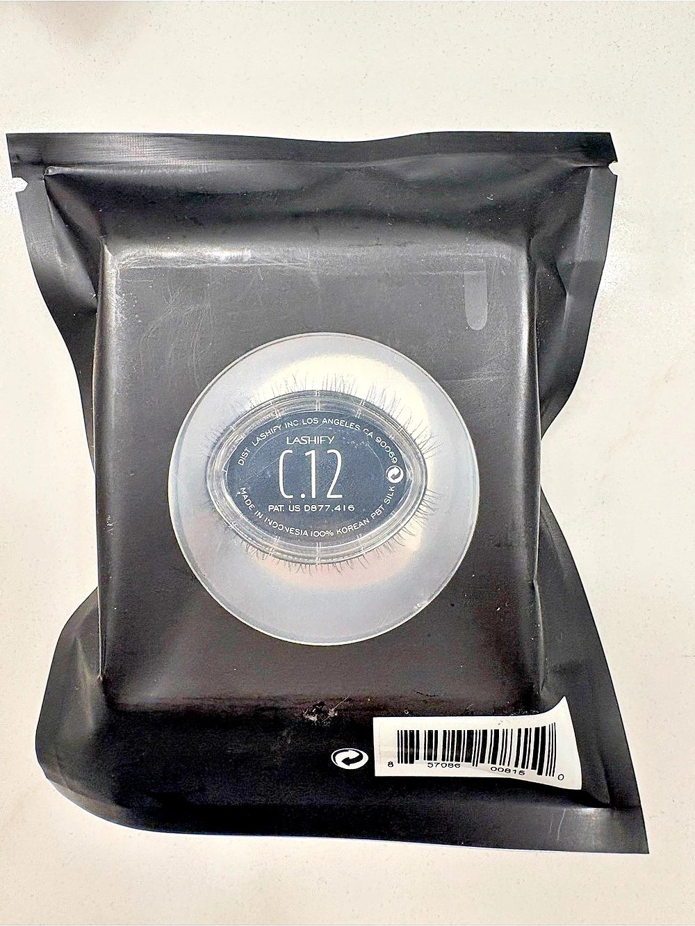 Lashify Curl Gossamer Lashes C.12 False Eyelashes Black NWT
